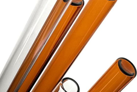 Tubo de vidrio farmacéutico transparente de borosilicato Diámetro exterior 10,75 mm