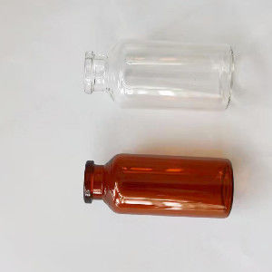 OEM a prueba de calor de los frascos de cristal de la inyección del ISO para la medicina líquida