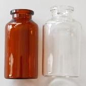 Vidrio de Borosilicate Ámbar Brown líquida frascos de cristal del centelleo de 20 ml
