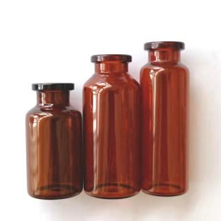 Pequeña Ámbar Vidrio tubo Viales 2ml-50ml AQL nivela