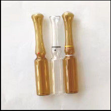 Botella de cristal medicinal lacrable vacía de Ámbar Vidrio Ampoule 10ml 20ml