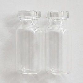 Borosilicate alrededor de la boca de cristal farmacéutica de los frascos 13m m con el tapón
