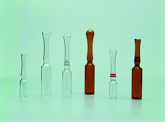 Ámbar vacío de la botella de la ampolla de la inyección 40ml del animal doméstico