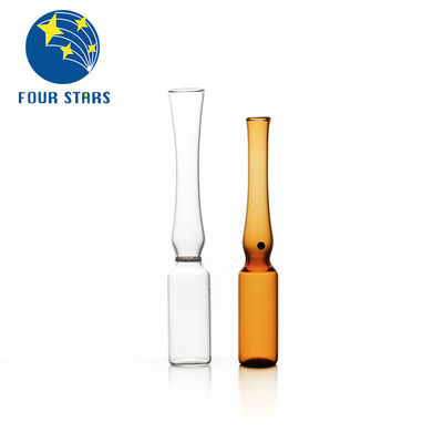 calidad  Amber Clear Pharmaceutical Empty Glass Ampoules YBB/ISO 1ml Ampule fábrica