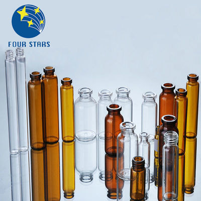 calidad  10ml Clear Amber Screw Cap Vials Neutral Borosilicate Glass fábrica