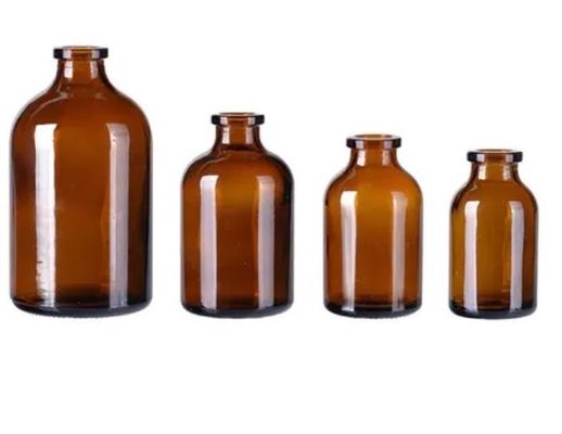 Borosilicate neutral médico claro o ambarino de la botella de cristal 1ml