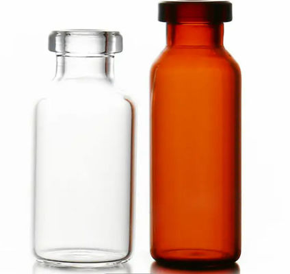 Los frascos/la botella de vidrio tubular de cristal farmacéutica del frasco/los frascos de cristal vacíos/atornillan los frascos de cristal superiores/el frasco de cristal ambarino de vial/10 ml
