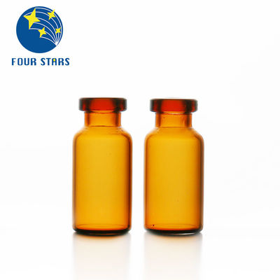 Frascos tubulares de cristal ambarinos de la inyección del claro farmacéutico de 2ml 5ml 7ml 10ml 15ml 20ml 30ml