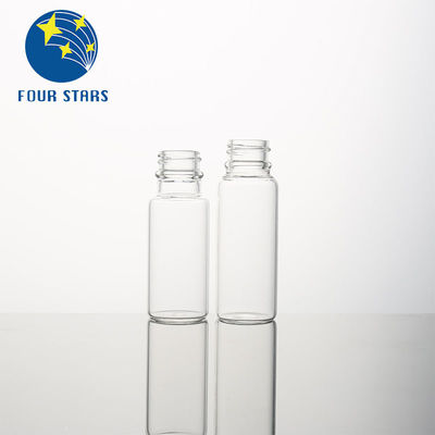 Pequeños frascos del cuello del tornillo de los frascos de cristal claros de Ámbar Farmacéutico 30ml con el casquillo plástico