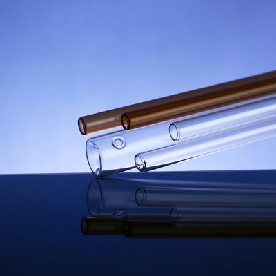 Superficie de impresión de la pantalla de Ámbar Vidrio tubo 5ml de la resistencia del álcali