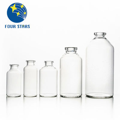 Vidrio de Borosilicate neutral de los frascos de cristal de la inyección de la resistencia térmica