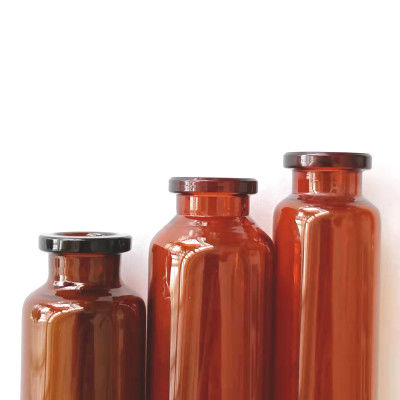 ODM de encargo del Borosilicate neutral de cristal de 3 frascos del ml pequeña botella de cristal para la medicina