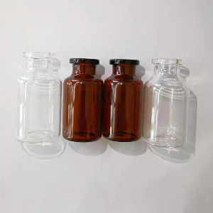 Pequeños frascos de cristal del tapón de goma ODM de los frascos y de los casquillos de 20 ml