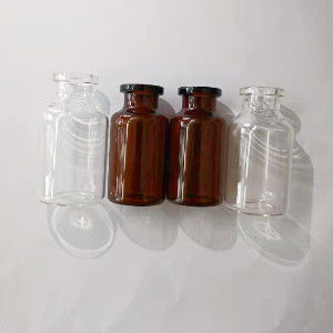Frascos de cristal farmacéuticos 4ml de los frascos de cristal superficiales lisos de la inyección
