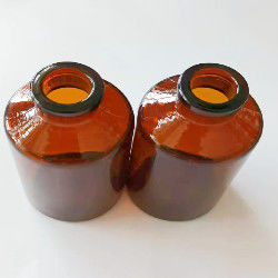 Vidrio de Borosilicate neutral de YBB Amber Round Bulk Glass Vials