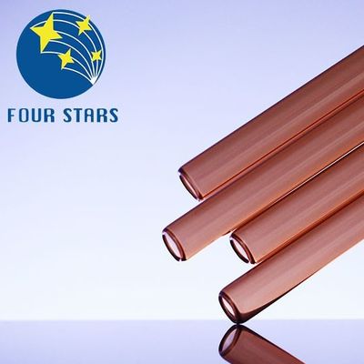 Tubo de cristal coloreado Borosilicate neutral del cilindro de Ámbar Vidrio tubo 1ml-20ml